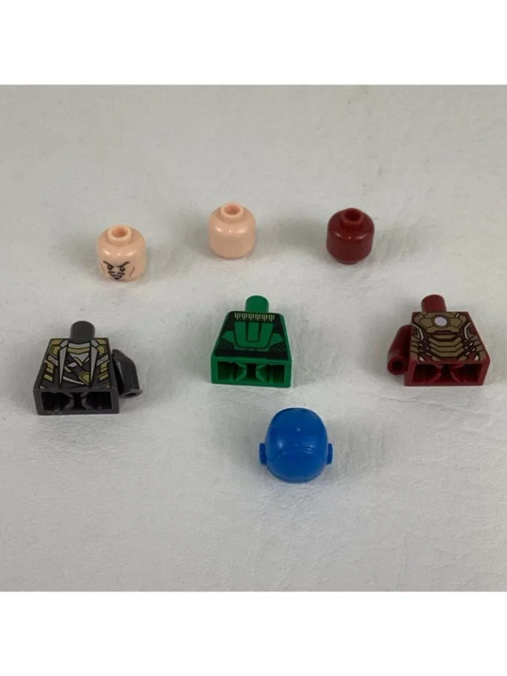 Lego Marvel Minifigures Lot Parts Pieces Iron Man Beetle Loki Captain America